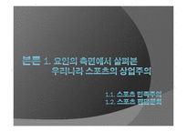 [스포츠사회학]우리나라 스포츠의 상업주의에 대한 분석 및 비판-12