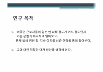 [범죄심리]외국인 근로자에 대한 폭력행동 조사 및 대처방안-3