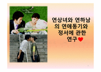 연상녀 연하남의 연애 동기와 정서에 대한 연구-1