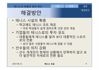 [스포츠]국내 테니스 문제점 및 해결방안-9