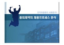 중외제약 인사제도와 채용사례분석-1