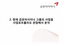 [경영전략] 금호 아시아나의 다각화 과정-11