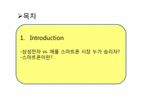 애플과 삼성전자 기업 비교 분석 -스마트폰을 중심으로-2