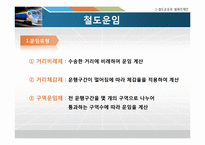 [국제물류운송론] 철도운송 & 블록트레인-11