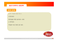 [외식기업성공사례] 불고기 브라더스 성공전략-14