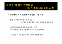 [스포츠 인사관리] 선수노동조합의 필요성 및 의미-12