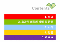 [비즈니스커뮤니케이션] 효과적 회의의 방법 및 종류-2
