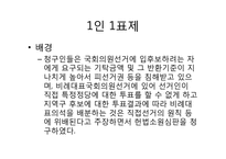 [헌법] 1인 1표제-4
