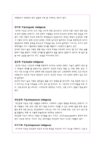 Howard Gardner 가드너 다중지능이론-3