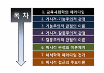 [교육사회학] 2장 교육사회학의 이론적 접근-2
