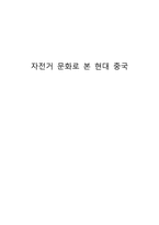 [중국문화] 자전거 문화로 바라본 현대 중국-1