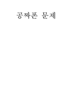 공짜폰 문제 레포트-1