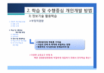 [인적자원개발] 제4장 개인개발방법-17