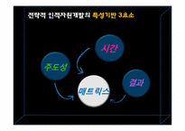 [인적자원개발] 전략적 인적자원개발의 특성기반 매트릭스-3
