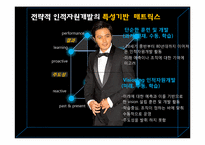 [인적자원개발] 전략적 인적자원개발의 특성기반 매트릭스-7