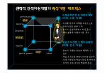 [인적자원개발] 전략적 인적자원개발의 특성기반 매트릭스-9