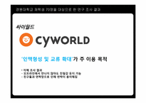 [커뮤니케이션] 20대 대학생들의 SNS(소셜네트워크서비스) 선택에 대한 연구-20