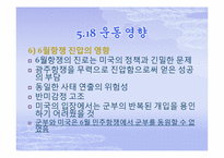 [한국현대사] 5,18 광주민주화 운동-18