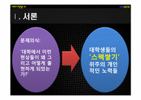 [사회조사방법론] 경쟁을 강요하는 사회구조가, 대학내의 개인주의 심화시킬 것이다-7
