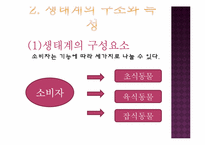 생태계의 구조와 특징, 자연생태계의 원리와 환경-6