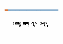 수유기의 영양 레포트-3