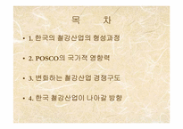 [정치경제학] 한국의 철강 산업-2