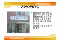 [사회복지실천] 정신보건시설의 이해와 지역사회에서의 발전 과제-10