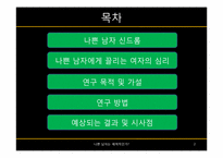 [일반심리학] 나쁜 남자와 매력지수간의 상관관계 분석-2