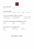 [마케팅]피자헛 브랜드 파워 측정 설문지-7