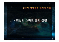 [경영과학] 스마트폰 구매시 의사결정 모형 AHP 응용사례 분석-3