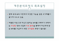[경영과학] AHP계층분석과정 -MP3 구매 시 의사결정 모형-3