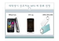 [경영과학] AHP계층분석과정 -MP3 구매 시 의사결정 모형-7