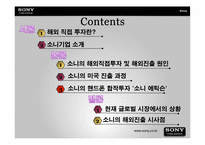 [무역개론] 소니의 해외직접투자 및 해외진출-2