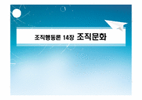 [조직행동론] 14장 조직문화-1