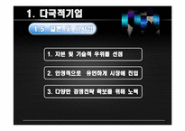 다국적 기업 & 문화적 이질성-11