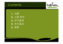 소주 처음처럼 시장조사 보고-2