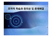 [교육심리] 조작적 학습과 창의성 및 문제해결-1