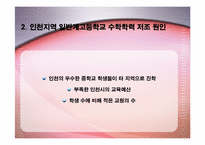 [수학교육과정론] 인천지역 일반계고등학교 수학학력 조사-4