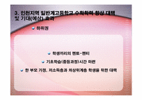 [수학교육과정론] 인천지역 일반계고등학교 수학학력 조사-6