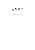 공공부조 -국민기초생활보장 제도의 문제점과 해결책-1