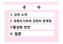 [한국지리] 관광도시로써 김천의 문제점, 활성화 방안-2