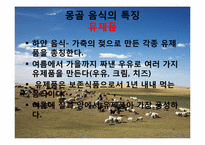 몽골의 식생활 레포트-8
