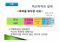 학교폭력의 원인과 해결방안 -법 교육을 통한 인식개선-5
