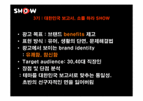 쇼(show) 광고전략분석과 문제점및 해결방안-9