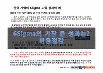 [품질경영]한국의 6Sigma(식스시그마) 발전-3