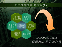 [지역사회의학]시각장애인의 의료정보 접근성과 영향 요인 분석-4
