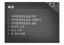 [한국어 문화]국어문화 현장실습-2
