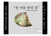 [서양문화]셰익스피어와 한 여름 밤의 꿈 작품분석-1