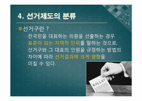 [정치학개론] 선거제도의 이해-9