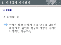 [기독교사회복지론] 자원봉사 관리자의 자기 관리와 파워리더십-9
